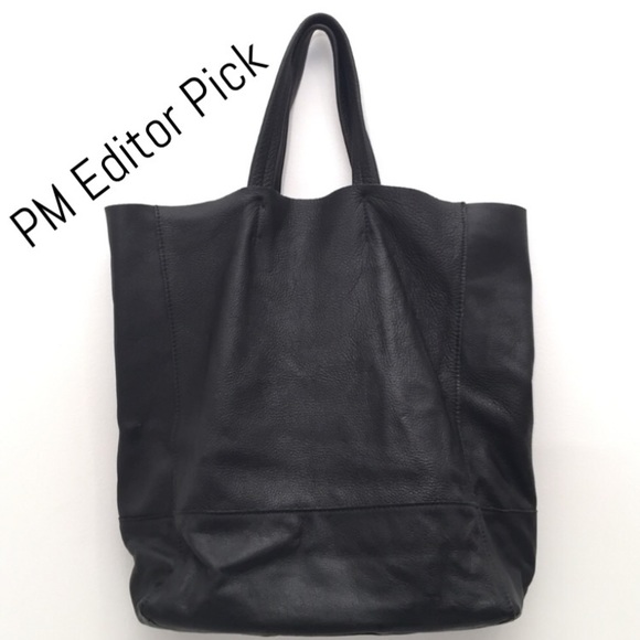 Reformation Handbags - REFORMATION Black Leather Tote EUC